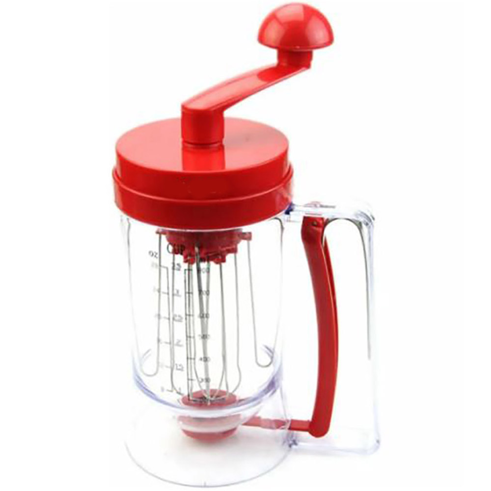 Dispensador Batidor Aleissi 700256 para Mezcla Masa Cupcake Pancake Hotcake 900m