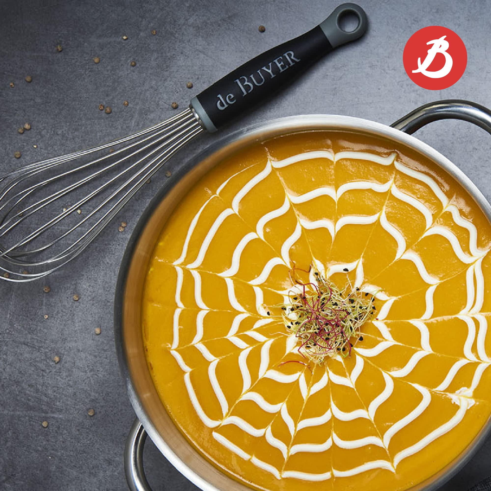 Foto 5 | Whisk De Buyer Goma Universal 25 Cm De Acero Inoxidable - Venta Internacional.