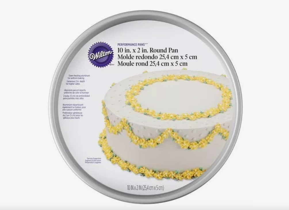 Molde Redondo para Pastel Wilton 10 Pulgadas