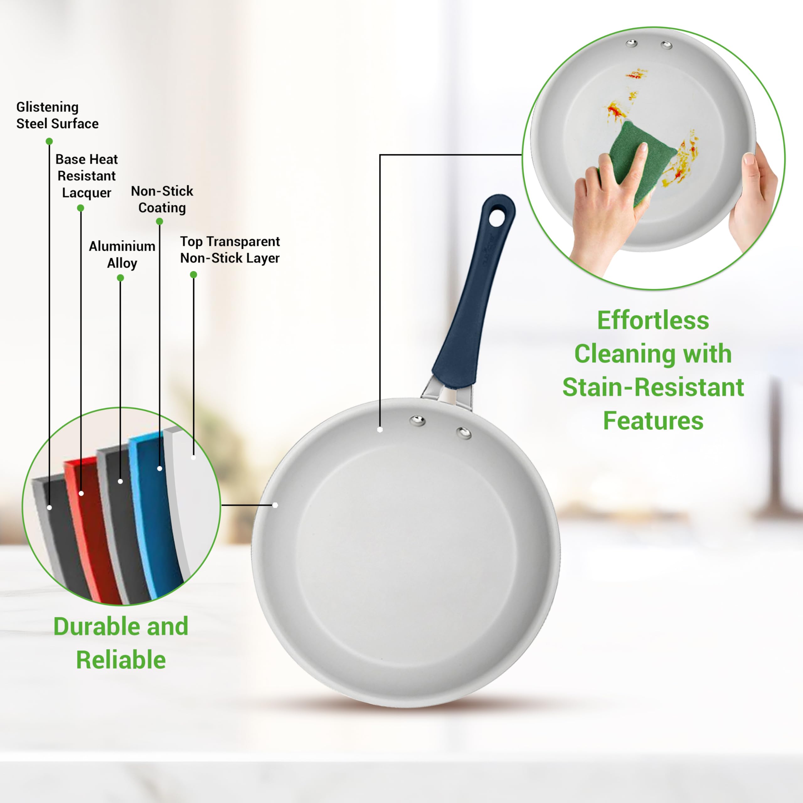Foto 6 | Juego De Cocina Nutrichef Professional Azul Marino, 20 Piezas Con Utensilios Para Hornear - Venta Internacional.