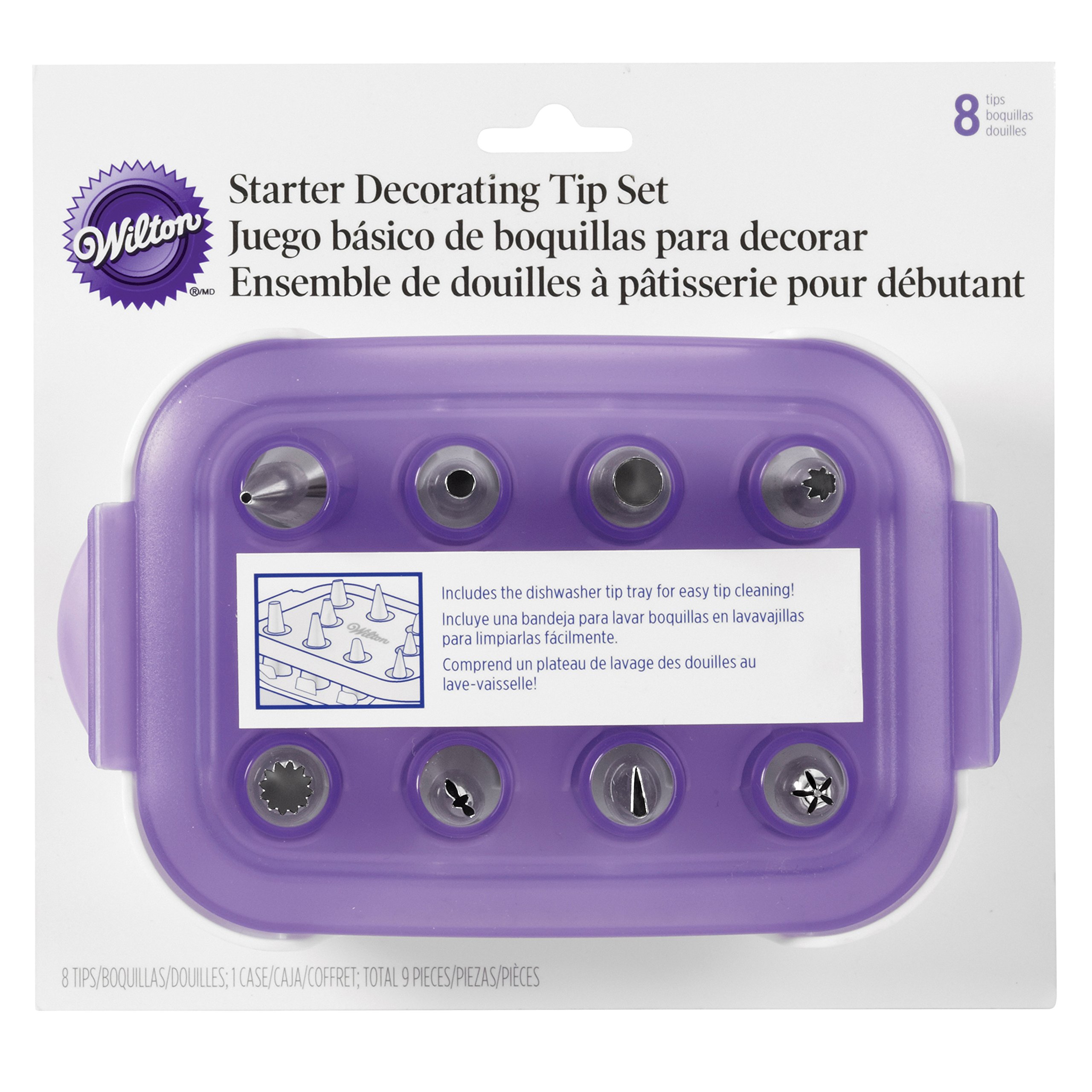 Foto 4 pulgar | Set Piping Tip Wilton Para Decoración De Tartas Y Magdalenas, 9 Piezas - Venta Internacional.