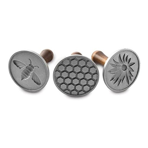 Venta Internacional - Sellos Para Galletas Nordic Ware Cast Honeybee 3 Unidades Plateados $904