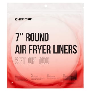Foto 1 | Forros Desechables para Freidora Chefman Redondos 7 Pulgadas 100 Pizas - Venta Internacional