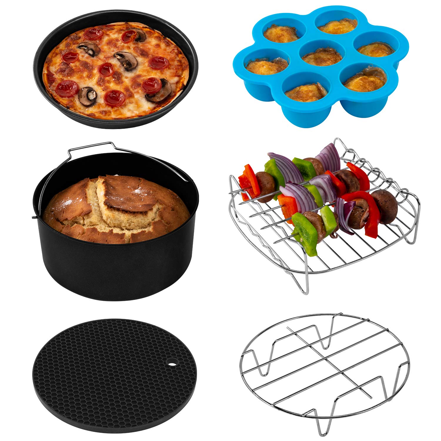 Foto 2 pulgar | Set de Accesorios Air Fryer Cosori 6 Piezas - Venta Internacional