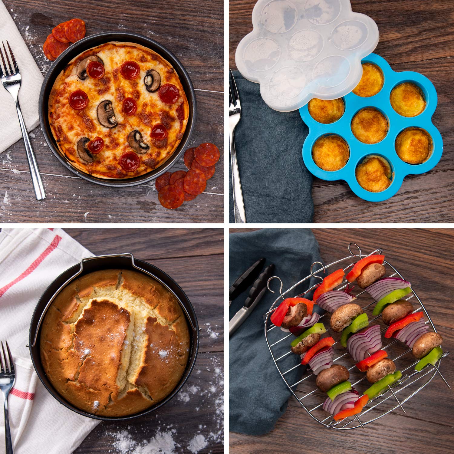 Foto 8 pulgar | Set de Accesorios Air Fryer Cosori 6 Piezas - Venta Internacional