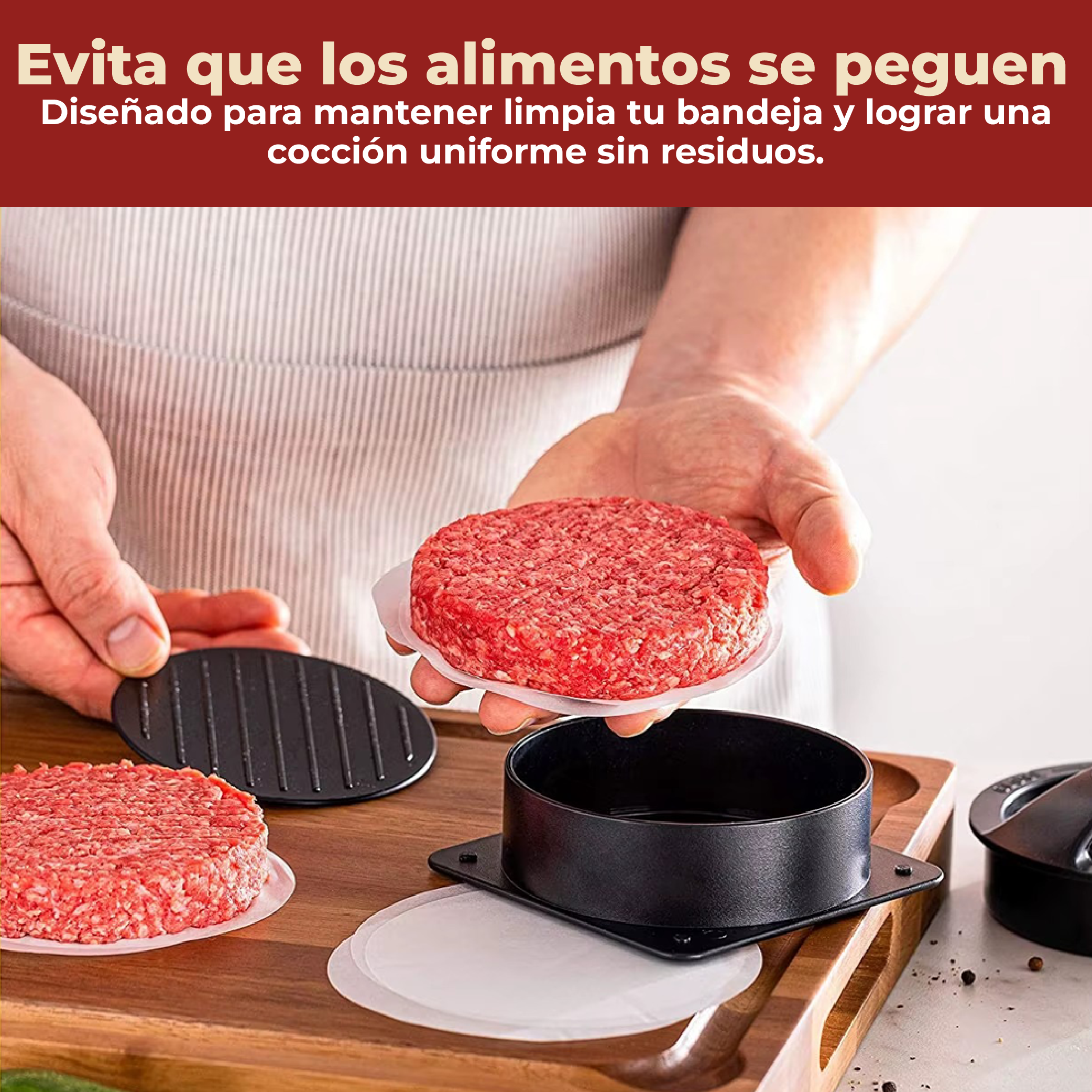 Foto 6 pulgar | Set De 100 Papeles Antiadherentes Para Cocina Y Parrilla De 11.4 cm