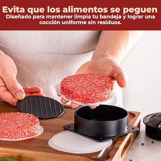 Foto 5 | Set De 100 Papeles Antiadherentes Para Cocina Y Parrilla De 11.4 cm