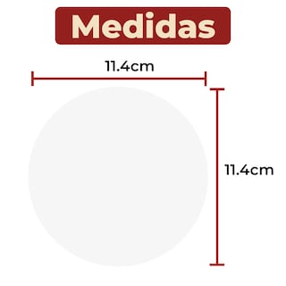 Foto 7 | Set De 100 Papeles Antiadherentes Para Cocina Y Parrilla De 11.4 cm