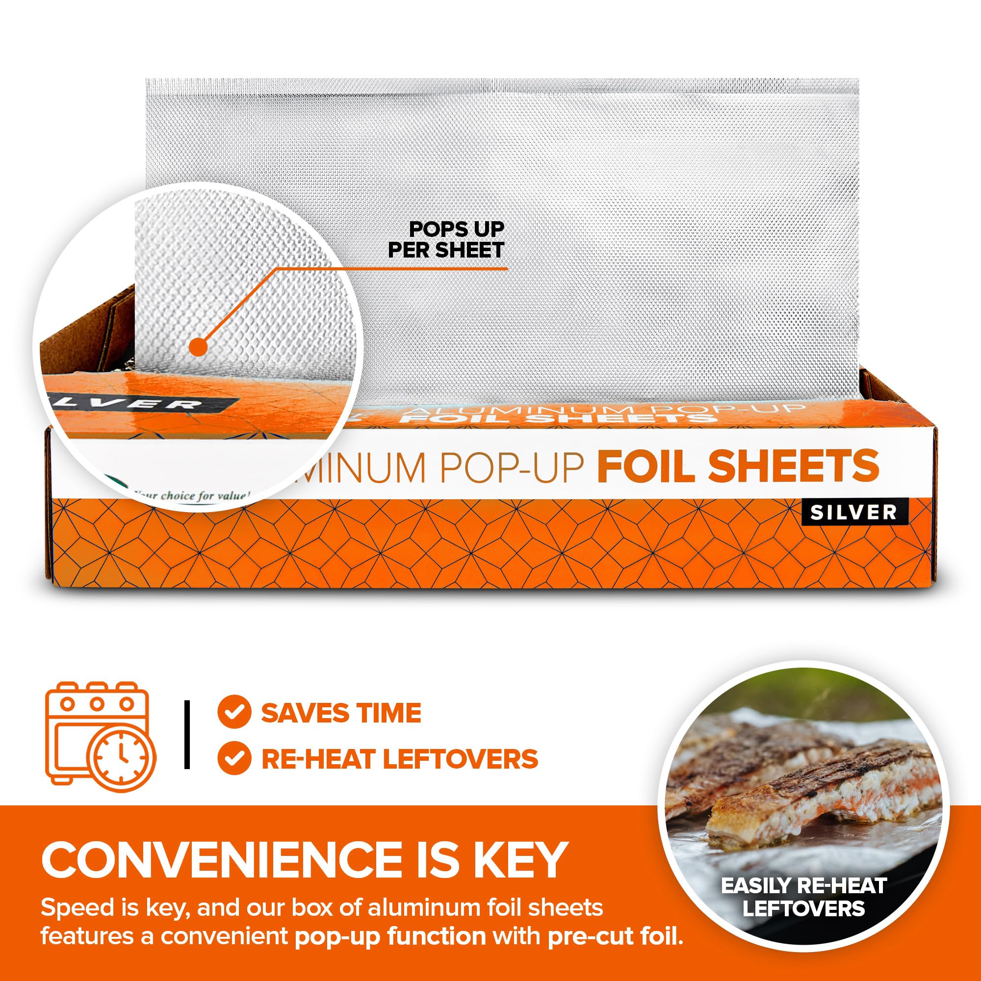 Foto 4 | Láminas De Papel De Aluminio Stock Your Home, 15 X 27 Cm, 500 Unidades - Venta Internacional.