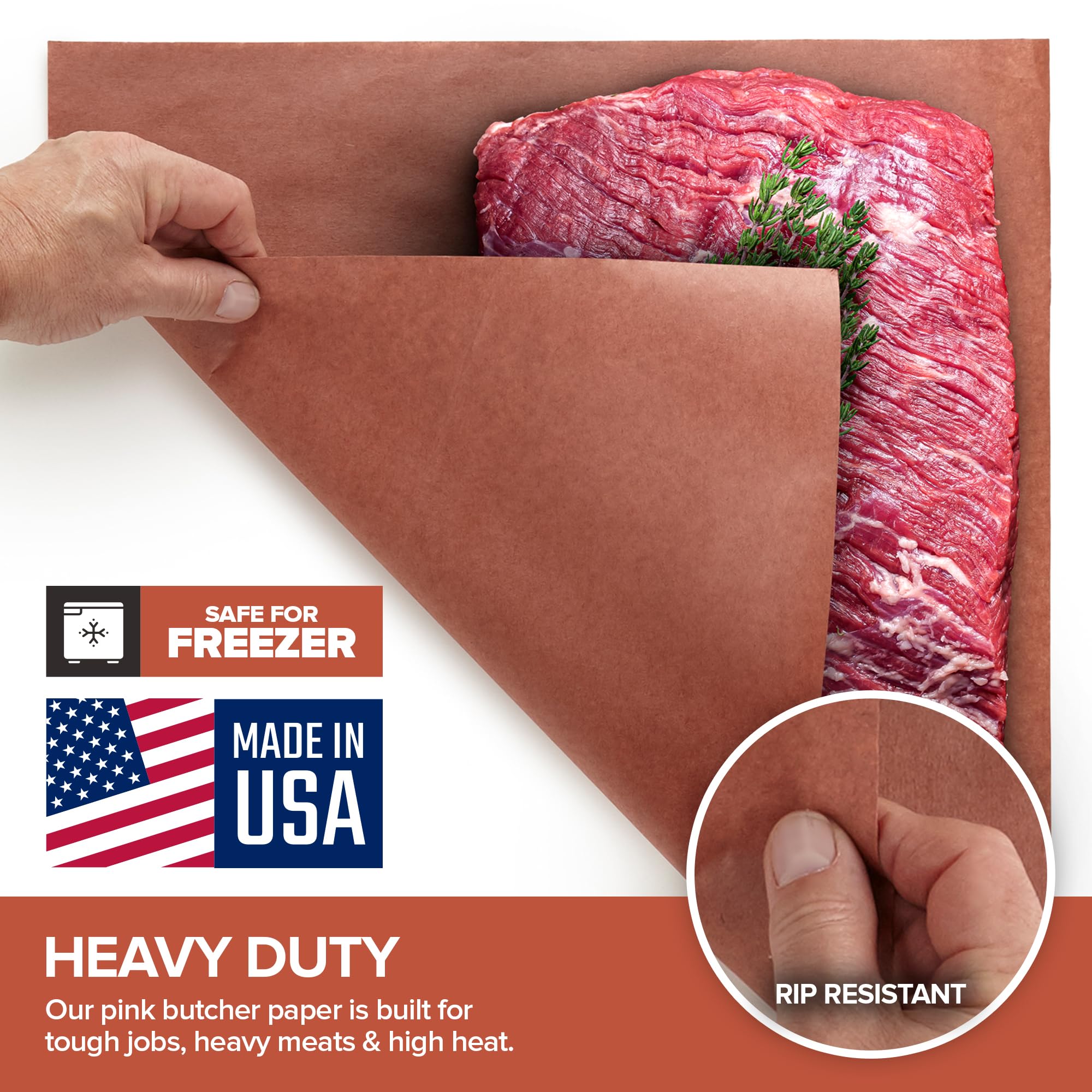 Foto 4 pulgar | Rollo De Papel De Carnicero Stock Your Home, Color Rosa, 120 Pies, Con Dispensador - Venta Internacional.