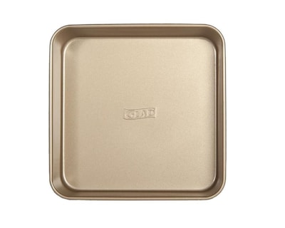 Foto 1 | Molde Premium Cuadrado para Hornear Glad color Dorado