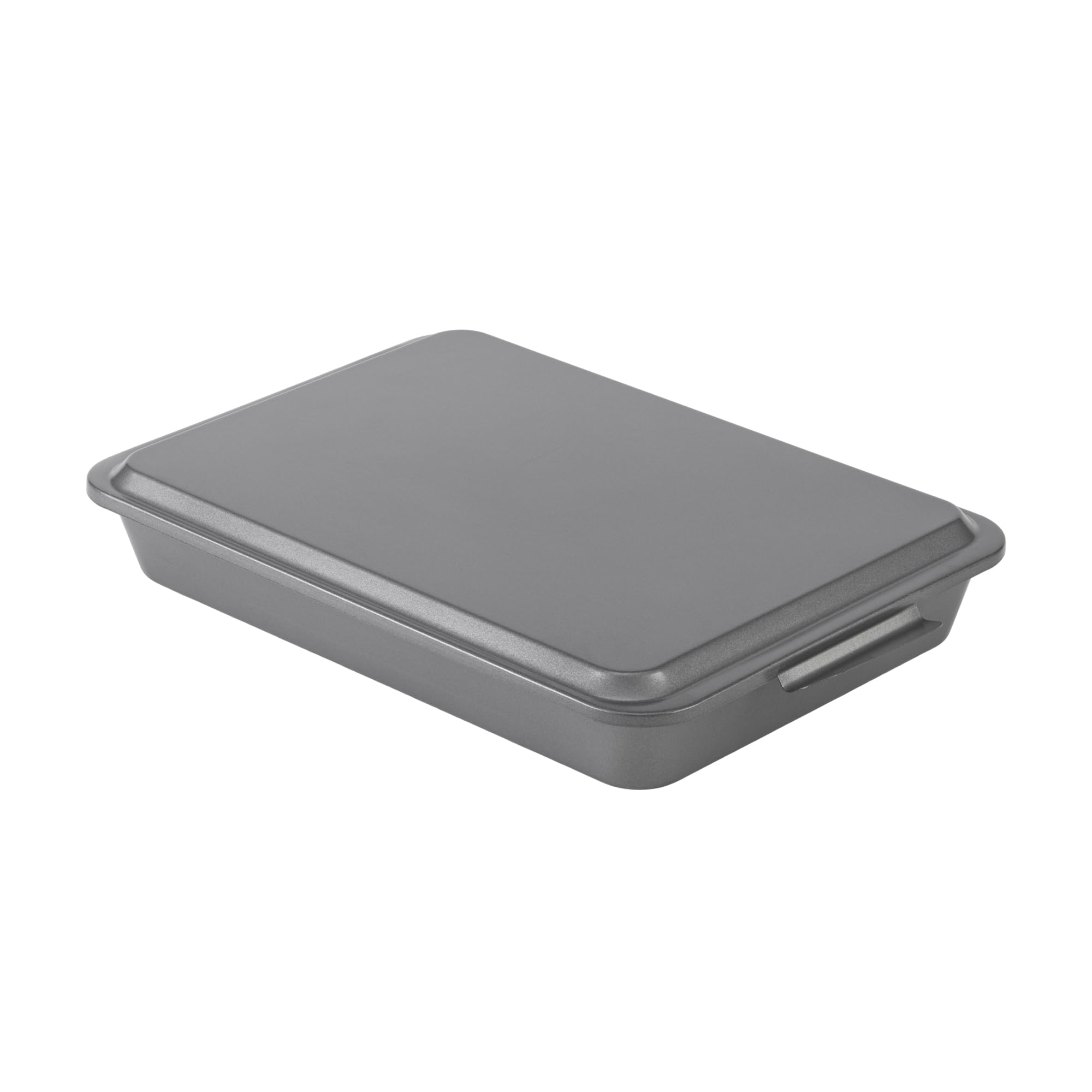 Molde Para Hornear Tartas Goodcook De Acero Antiadherente Con Tapa, 9 X 13 Pulgadas, Gris - Venta Internacional.