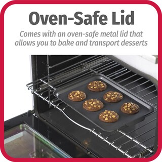 Foto 5 | Molde Para Hornear Tartas Goodcook De Acero Antiadherente Con Tapa, 9 X 13 Pulgadas, Gris - Venta Internacional.