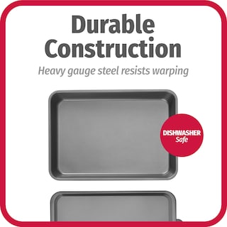 Foto 6 | Molde Para Hornear Tartas Goodcook De Acero Antiadherente Con Tapa, 9 X 13 Pulgadas, Gris - Venta Internacional.