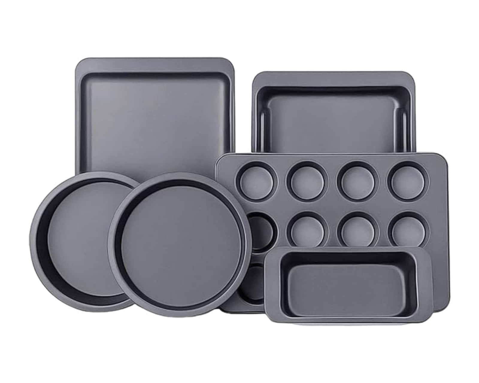 Moldes Para Hornear Bluelander 6 Piezas con Antiadherente $379