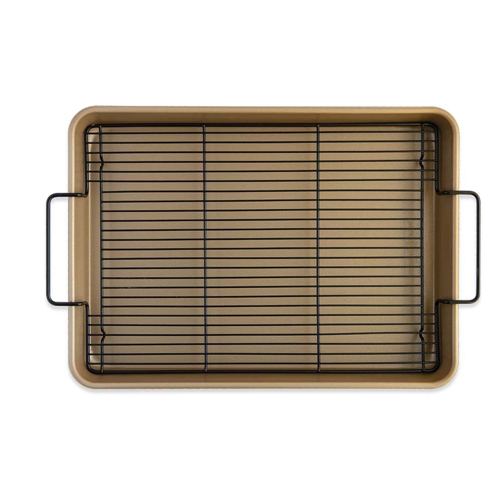 Foto 1 | Bandeja para Hornear Nordic Ware Naturals Antiadherente Media Hoja de Cara Alta - Venta Internacional