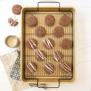 Foto 7 | Bandeja para Hornear Nordic Ware Naturals Antiadherente Media Hoja de Cara Alta - Venta Internacional
