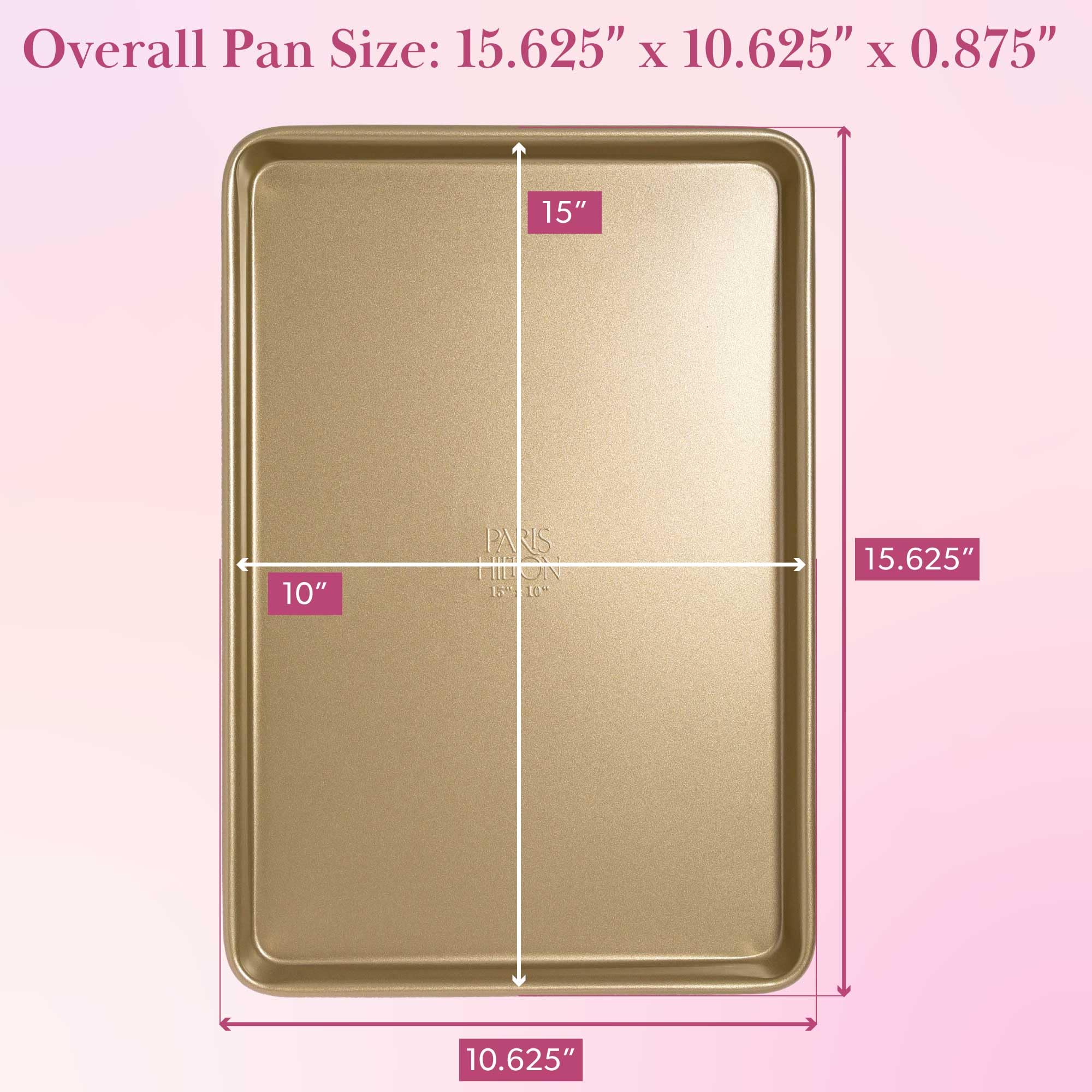Foto 6 pulgar | Bandeja para Hornear Paris Hilton Antiadherente Acero al Carbono 38 X 25 Cm Rosa - Venta Internacional