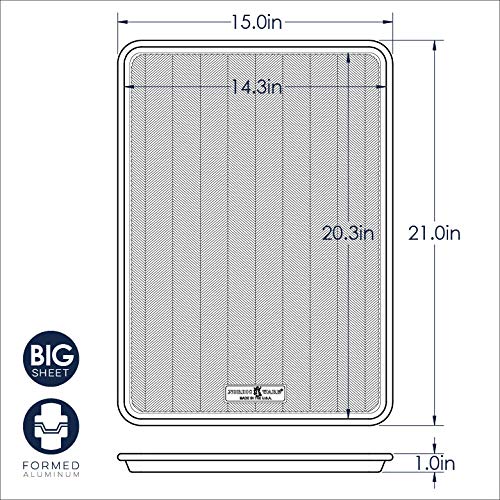 Foto 6 pulgar | Juego de Bandejas para Hornear Nordic Ware Prism Big Sheet y Media Bandeja - Venta Internacional