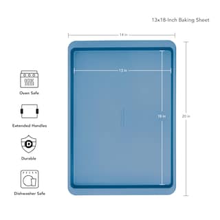 Foto 2 | Bandeja Para Hornear Kitchenaid, Terciopelo Azul, Antiadherente, 33 X 46 Cm - Venta Internacional.