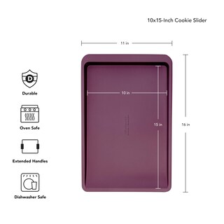 Foto 2 | Bandeja Para Hornear Kitchenaid Antiadherente De Acero Aluminizado De 25 X 38 Cm - Venta Internacional.