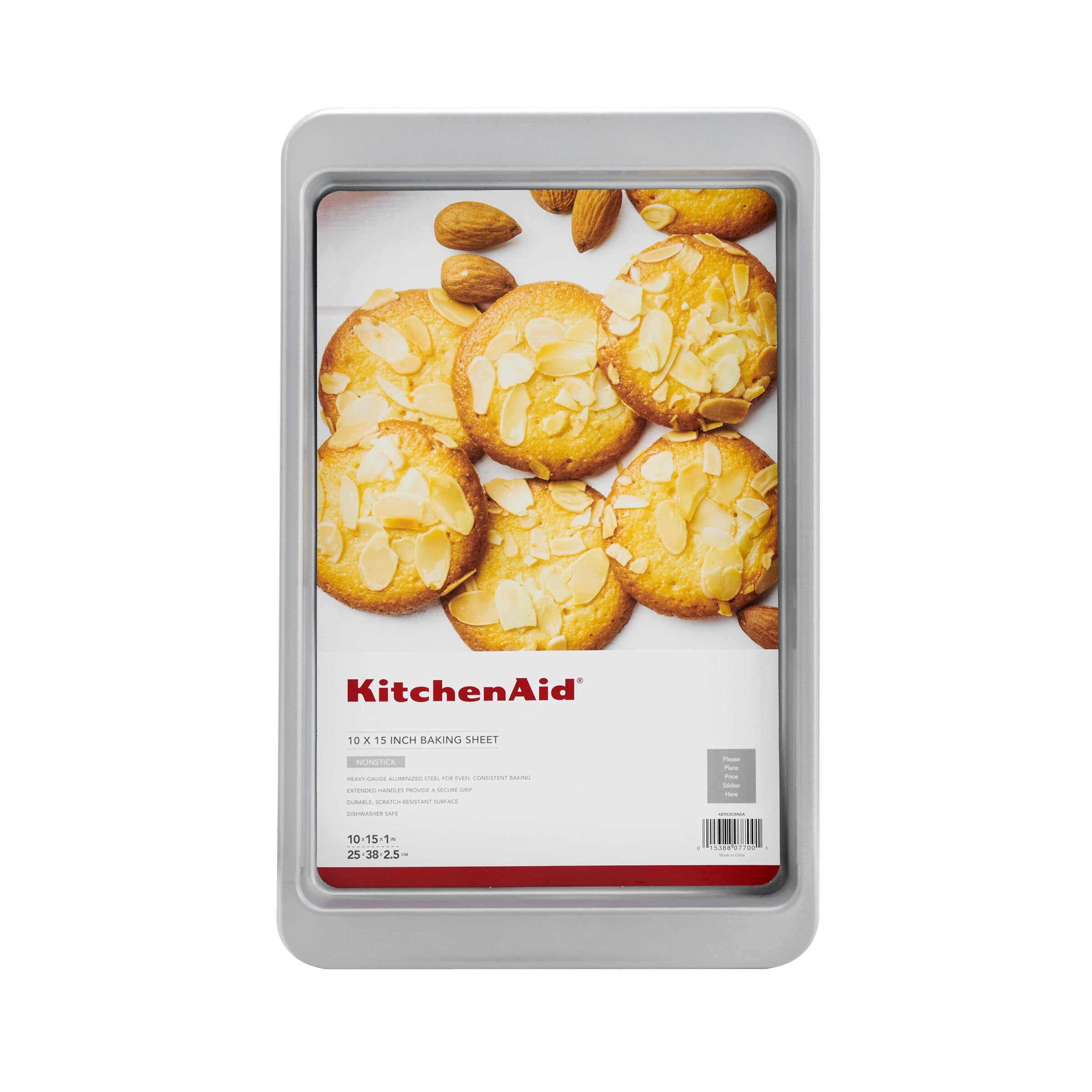 Foto 8 pulgar | Bandeja Para Hornear Kitchenaid Antiadherente De Acero Aluminizado De 25 X 38 Cm - Venta Internacional.