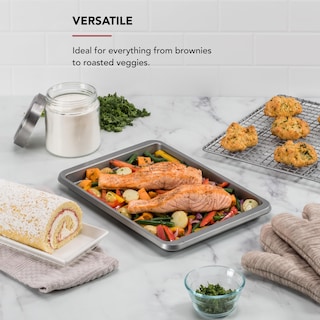 Foto 4 | Bandeja Para Hornear Kitchenaid Contour Silver, 23 X 33 Cm, Acero Aluminizado - Venta Internacional.