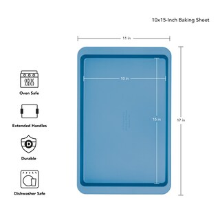 Foto 2 | Bandeja Para Hornear Kitchenaid, Terciopelo Azul, Antiadherente, 25 X 38 Cm - Venta Internacional.