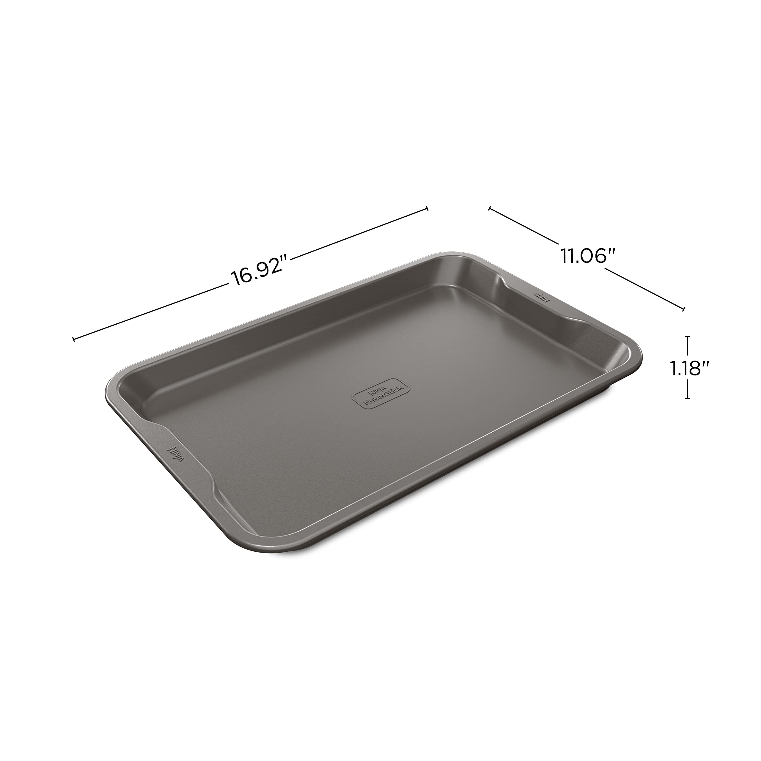Foto 8 pulgar | Bandeja Para Hornear Ninja Foodi Neverstick Premium 25 X 38 Cm, Color Gris, 2 Unidades - Venta Internacional.