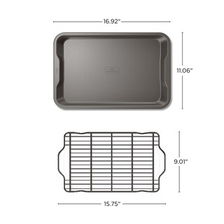 Foto 7 | Juego De Utensilios Para Hornear Ninja Foodi Neverstick Premium De 2 Piezas, Color Gris - Venta Internacional.