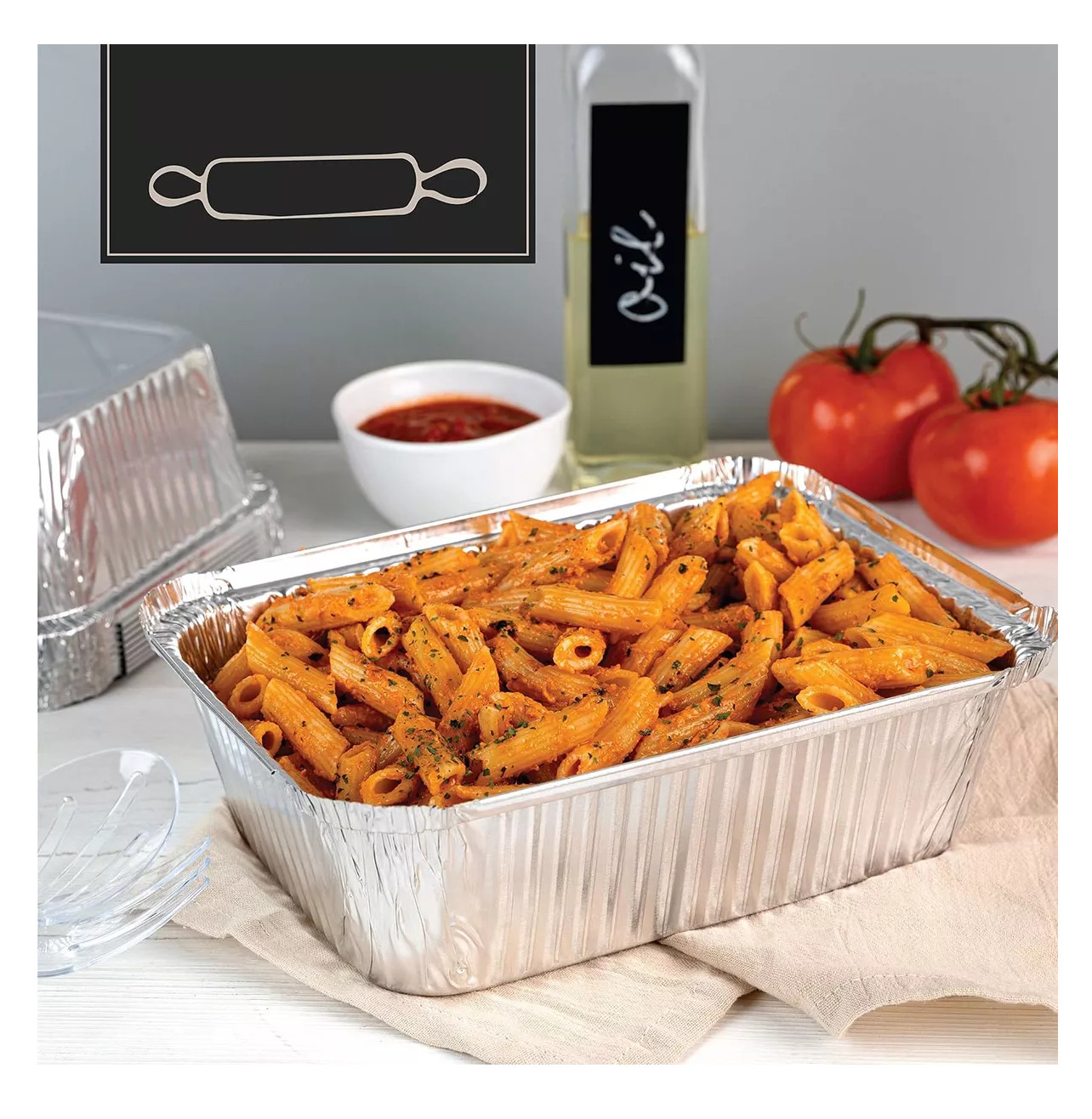 Foto 4 pulgar | Bandejas para Horno Belug 50 Piezas