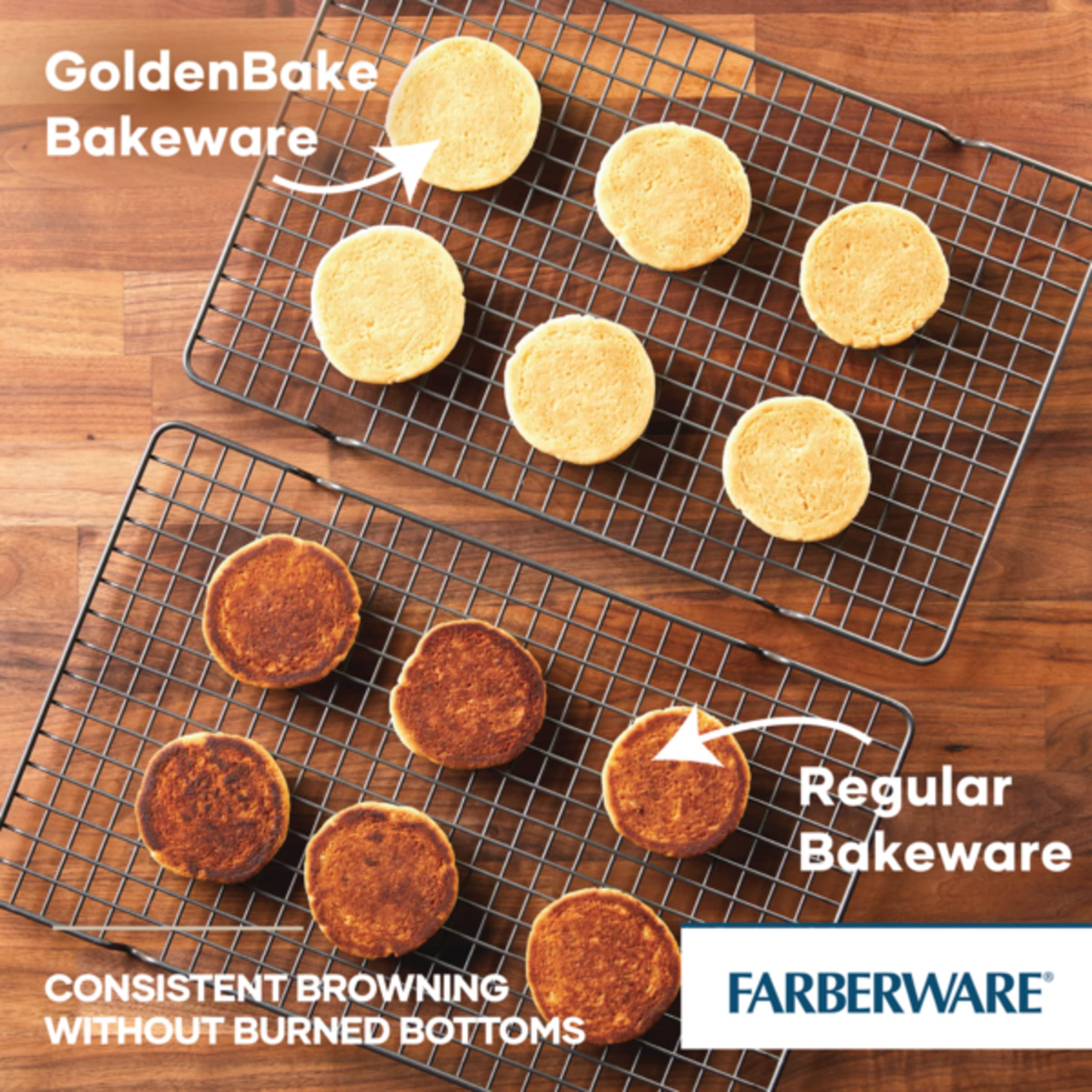 Foto 4 pulgar | Juego de Bandejas Antiadherentes Farberware Goldenbake 2 Piezas - Venta Internacional