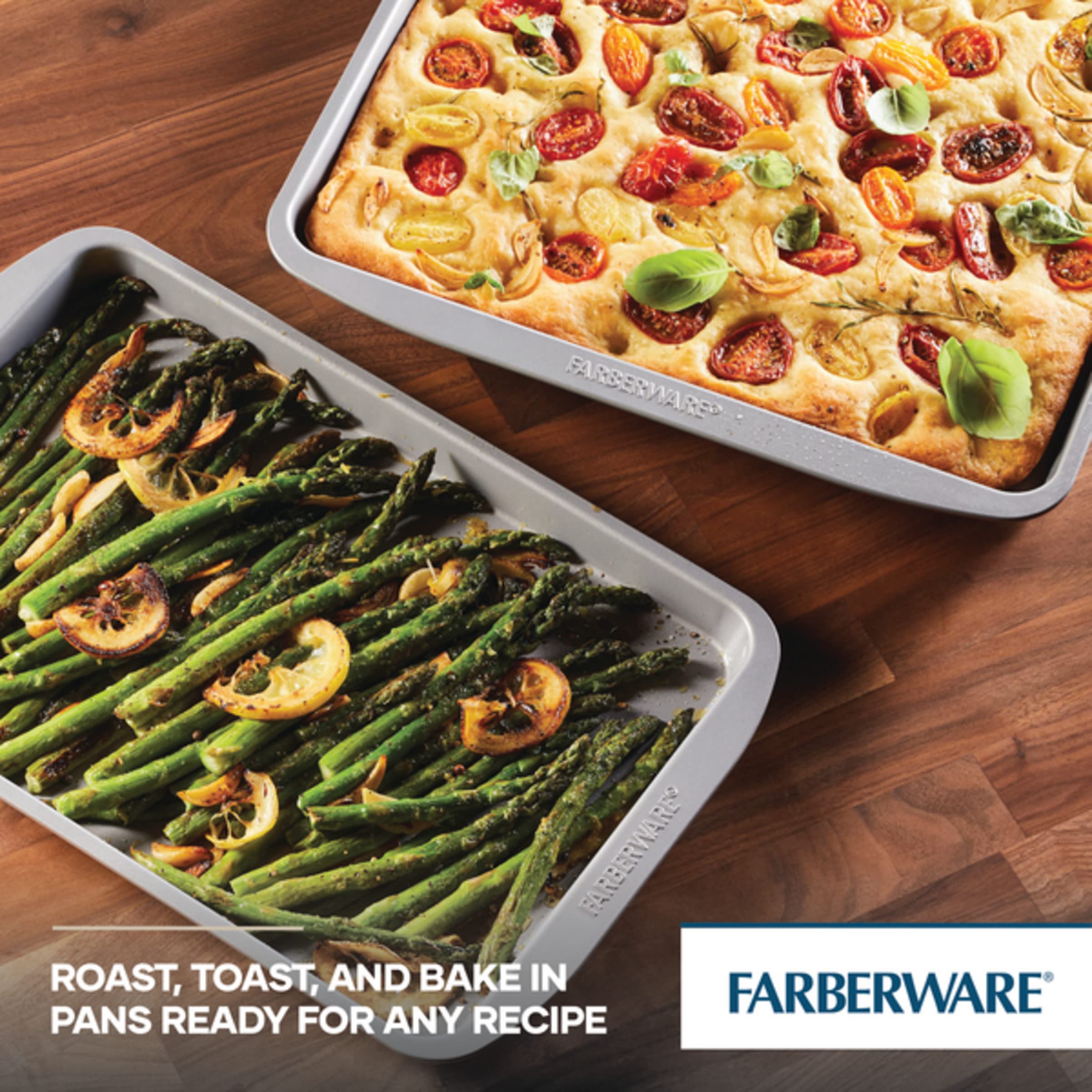 Foto 7 | Juego de Bandejas Antiadherentes Farberware Goldenbake 2 Piezas - Venta Internacional