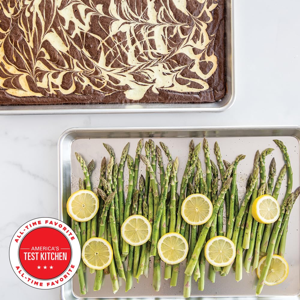 Foto 2 | Juego de Bandejas para Hornear Nordic Ware Naturals con Tapa 3 Piezas - Venta Internacional