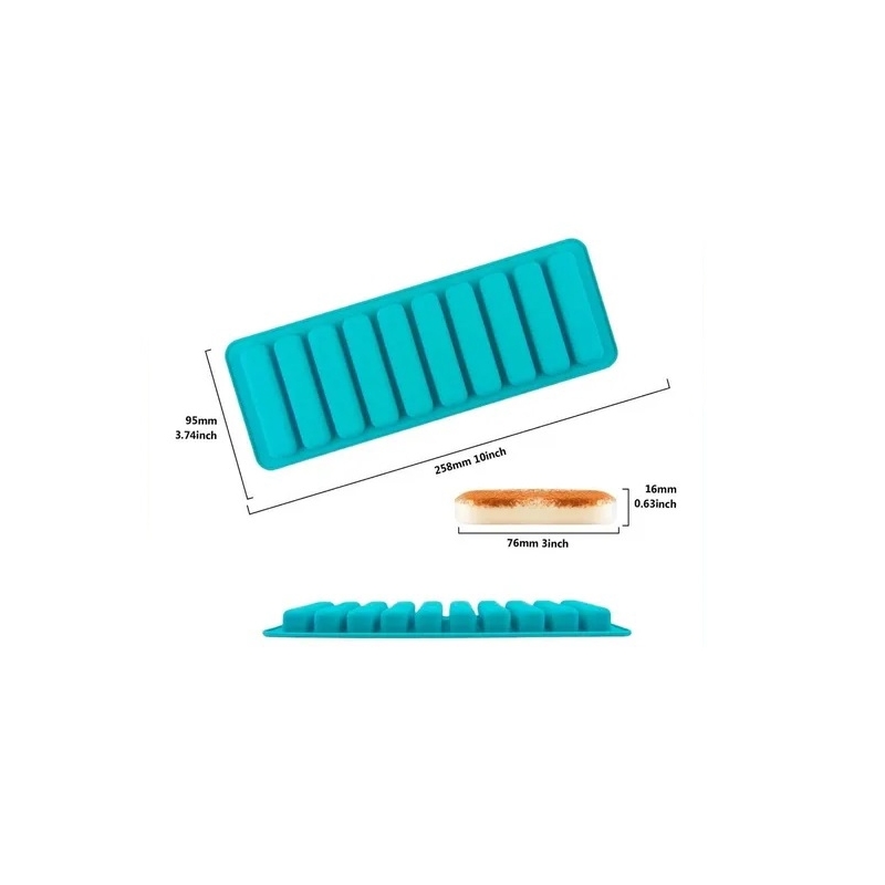 Foto 4 pulgar | Molde De Jabón De Silicona Para Chocolate, 10 Cavidades - Venta Internacional.