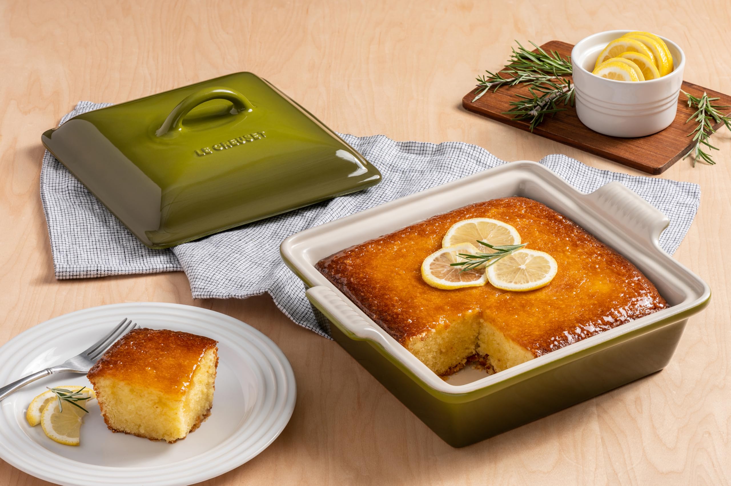 Foto 3 pulgar | Cacerola Le Creuset Stoneware Heritage Shallow Square 2 L - Venta Internacional