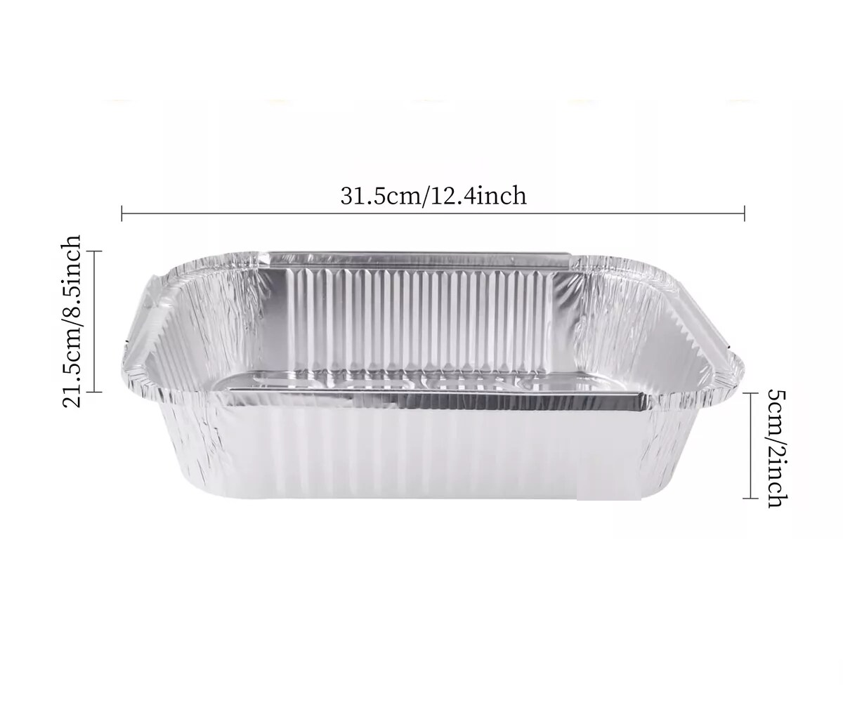 Foto 3 pulgar | Bandejas Para Hornear Belug De Papel De Aluminio 50 Pcs Plata