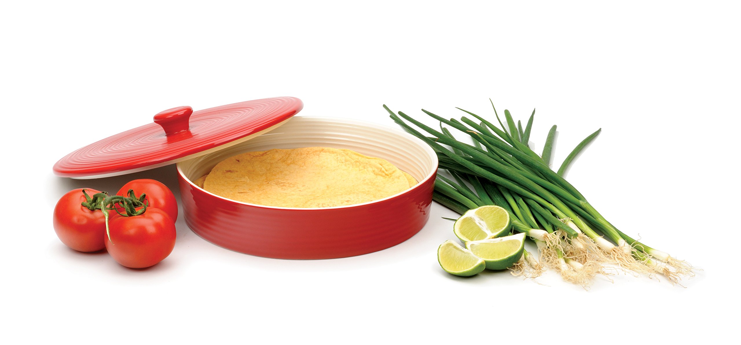Foto 6 pulgar | Calentador De Tortillas Rsvp International, 24 Tortillas De Gres - Venta Internacional.