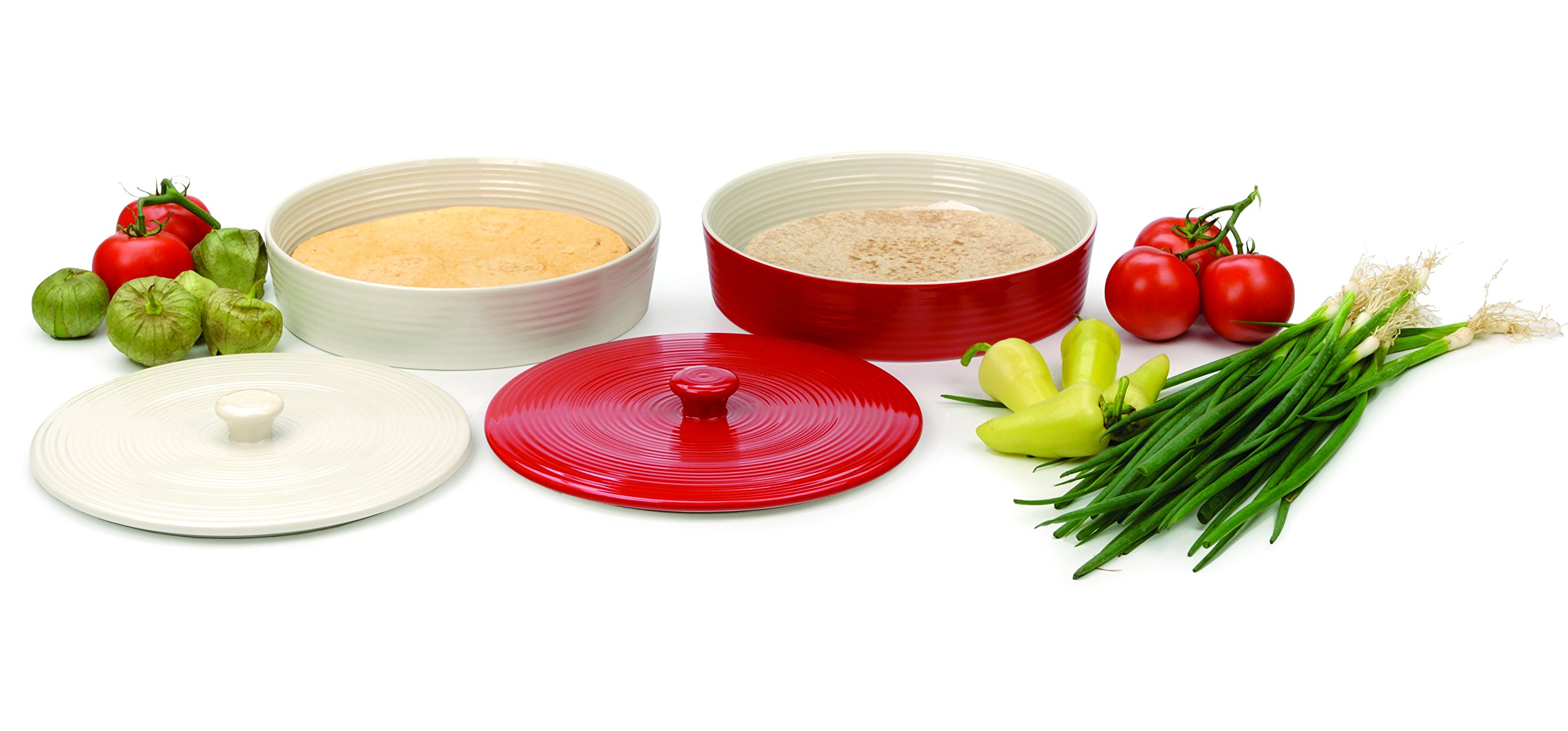Foto 6 | Calentador De Tortillas Rsvp International, 24 Tortillas De Gres - Venta Internacional.