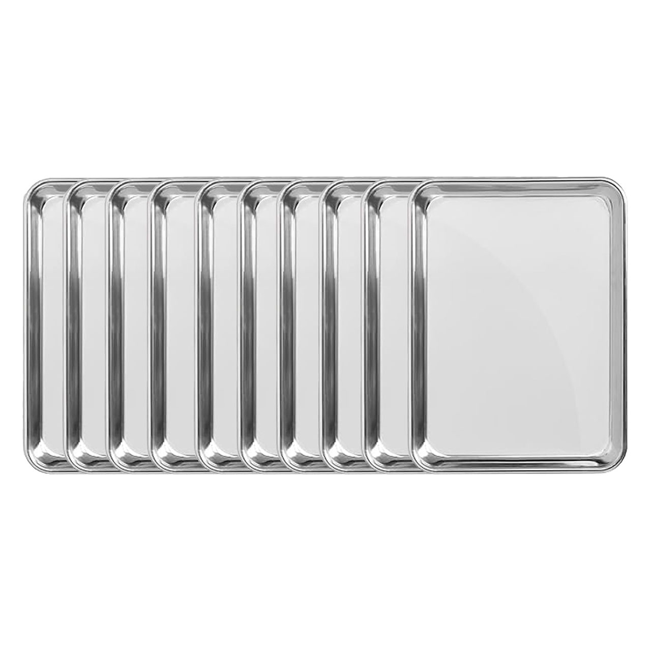 Foto 1 | Set De 10 Charolas Para Hornear Bluelander De Aluminio Antiadherente