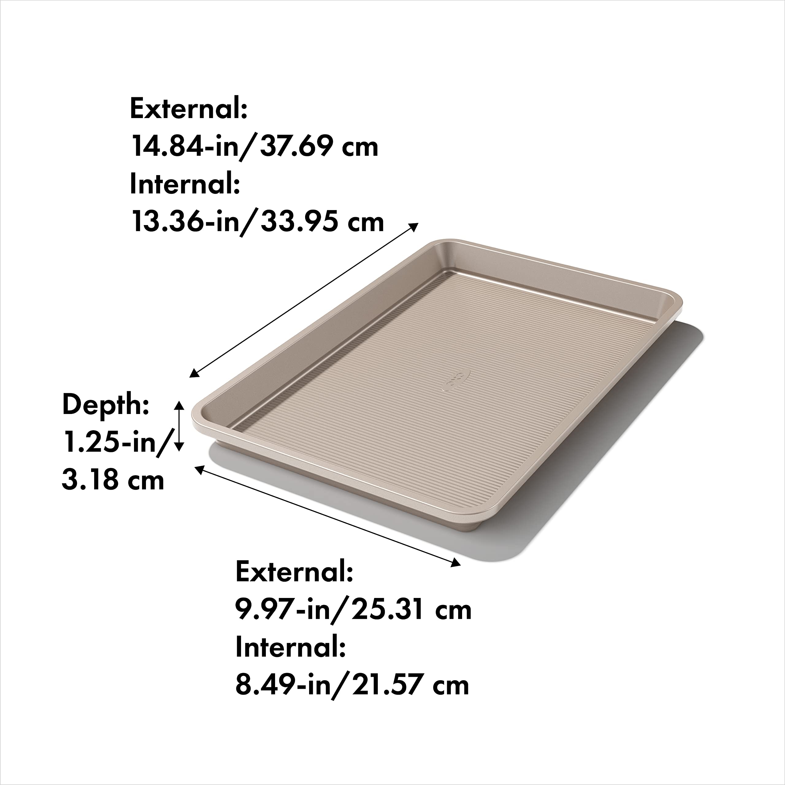 Foto 2 | Bandeja Para Hornear Oxo Good Grips, Antiadherente, Rollo De Gelatina Profesional, 26 X 38 Cm - Venta Internacional.