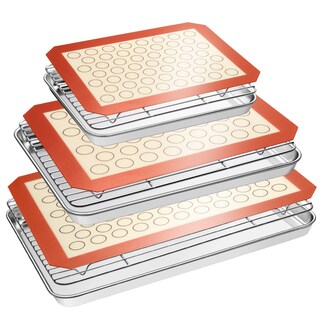 Foto 1 | Set de Bandeja para Hornear Ewfen Acero Inoxidable - Venta Internacional