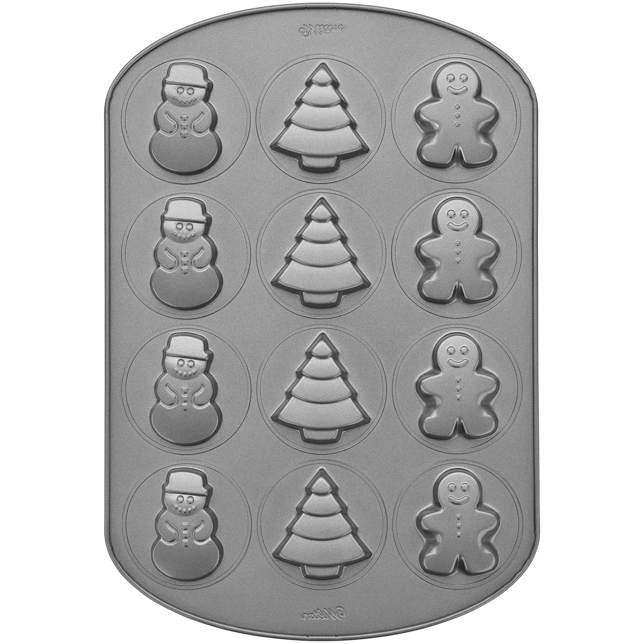Foto 3 pulgar | Sartén Wilton Con Forma De Galleta, Antiadherente, Para Navidad, 12 Cavidades - Venta Internacional.
