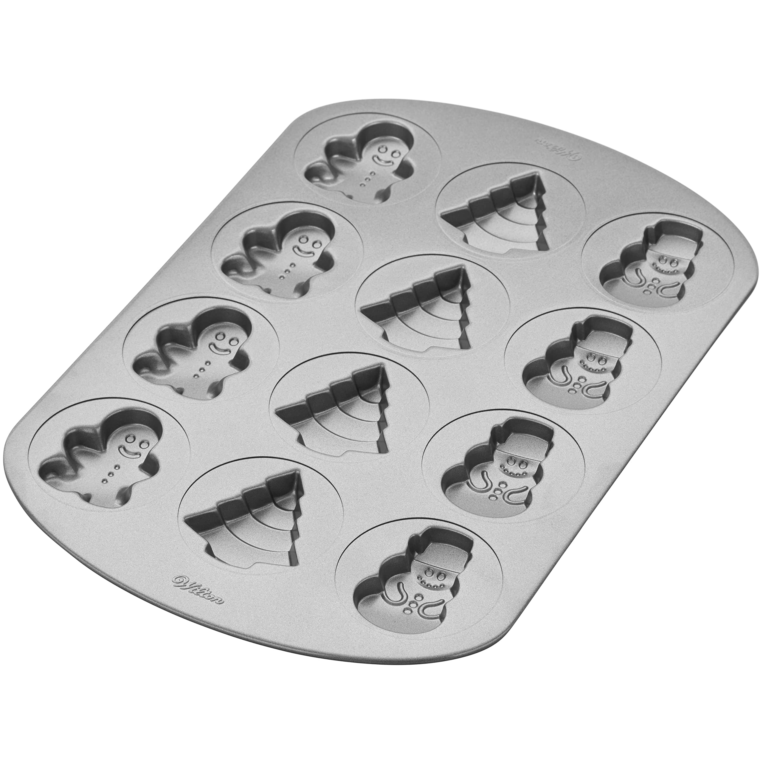 Foto 7 pulgar | Sartén Wilton Con Forma De Galleta, Antiadherente, Para Navidad, 12 Cavidades - Venta Internacional.