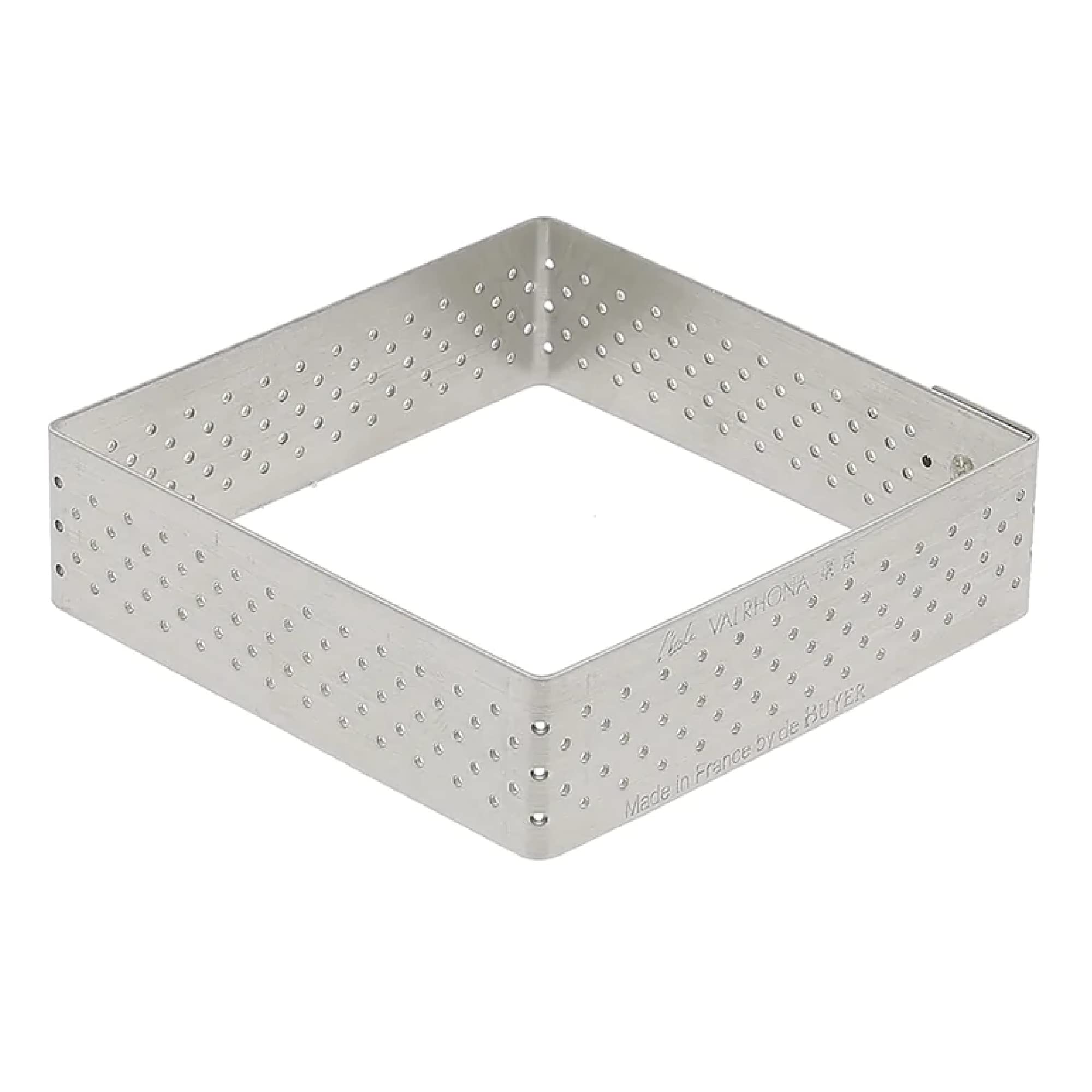 Tart Ring De Buyer  Cuadrado Perforado  15 Cm X 2 Cm - Venta Internacional. $832