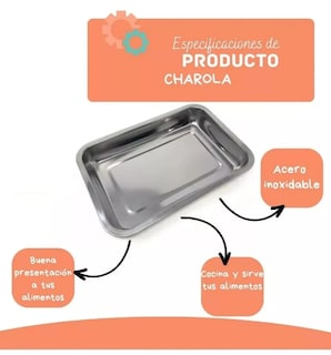 Foto 3 | Xtellar Charola De Hornear Gourmet En Acero Inoxidable 50x35 Cm Juego De 2