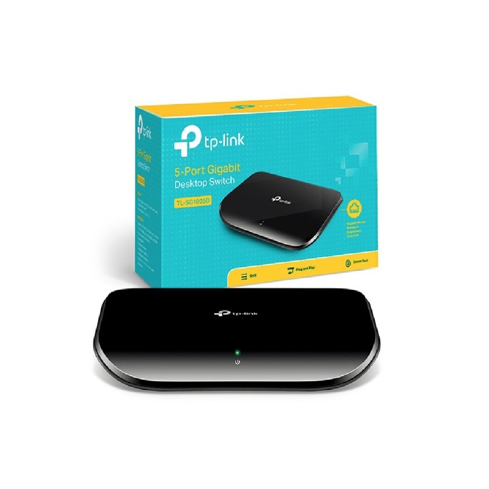 Foto 4 pulgar | Switch de Escritorio TP-LINK SG1005D 5-Puertos Gigabit color Negro