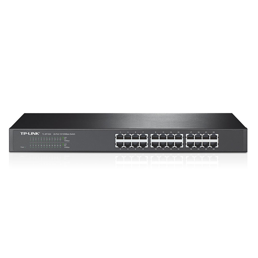 Foto 2 | Switch de 24 Puertos Tp-link Tl-sf1024 color Negro