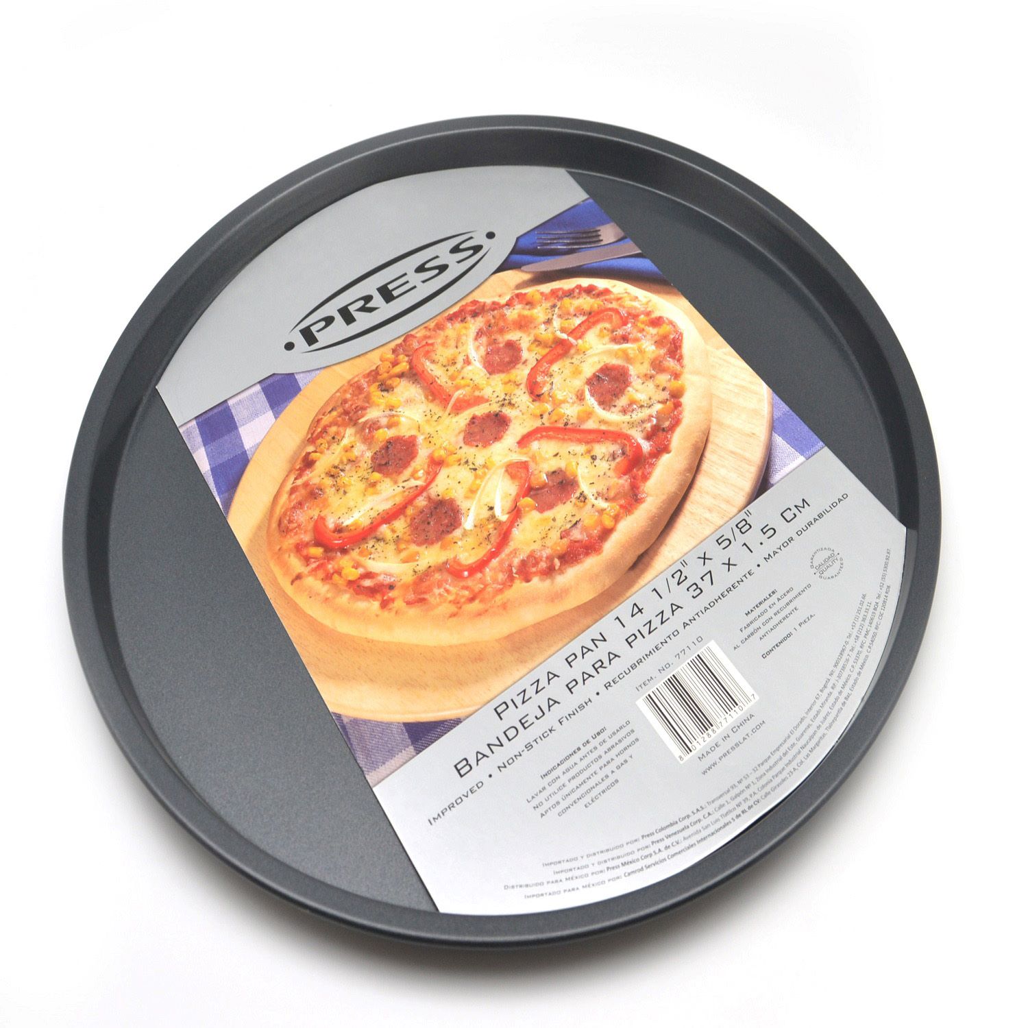 Foto 4 pulgar | Bandeja Press de Acero para Pizza 37 x 1.5 cm