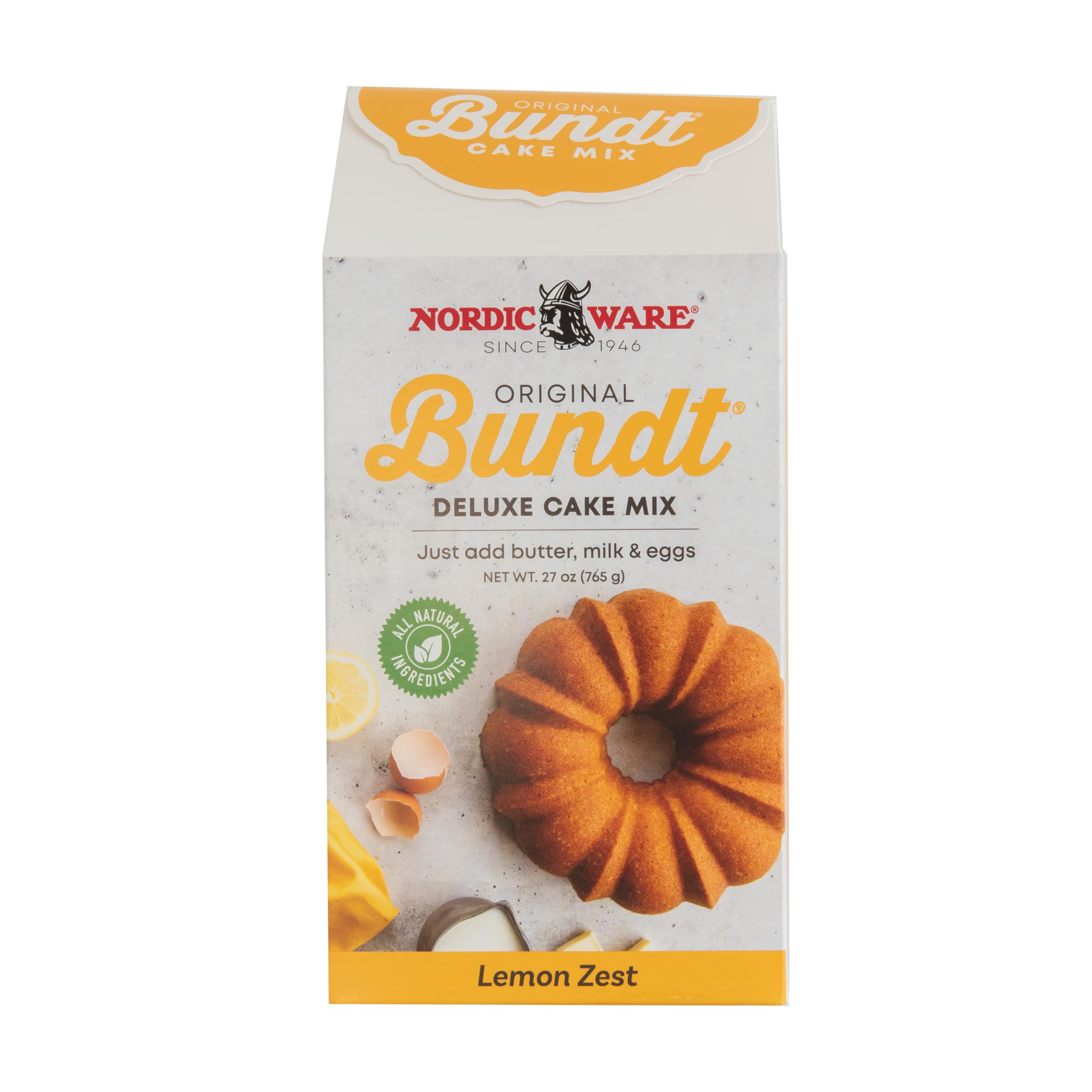 Mezcla Para Tartas Nordic Ware Bundt Lemon Buttermilk Original 77714 - Venta Internacional.